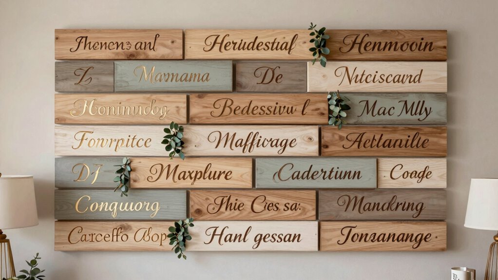 family name wall decor