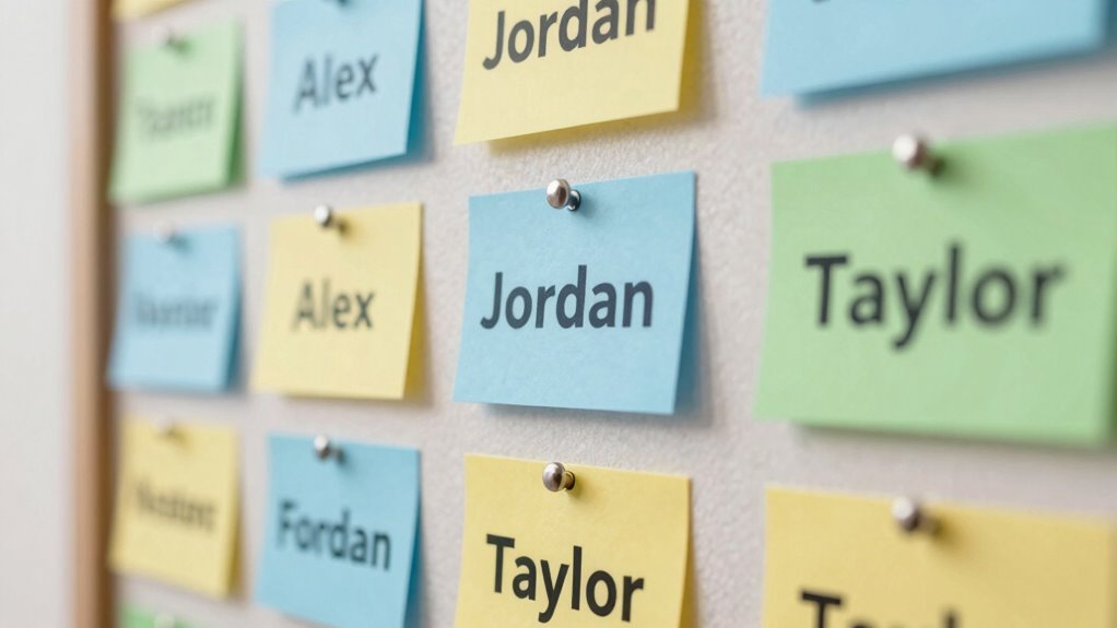 growing popularity of unisex names