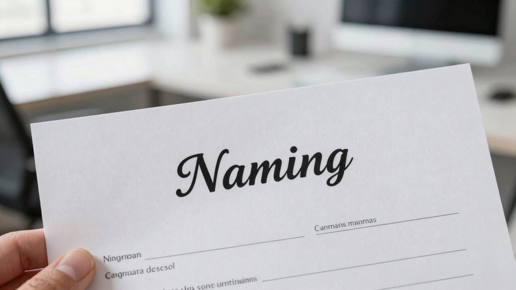 legal name registration considerations