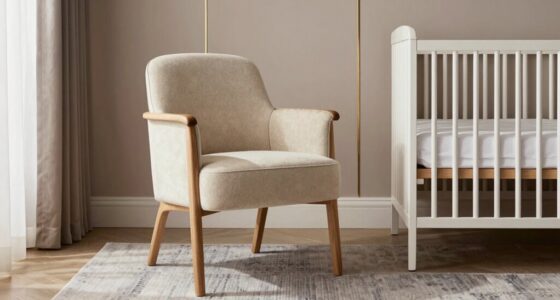 matching nursery chair decor