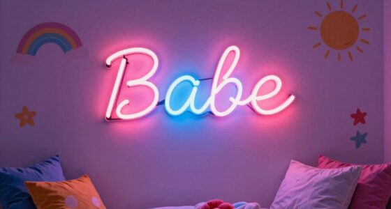 neon signs replacing wall art