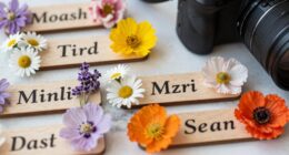 personalized floral tribute
