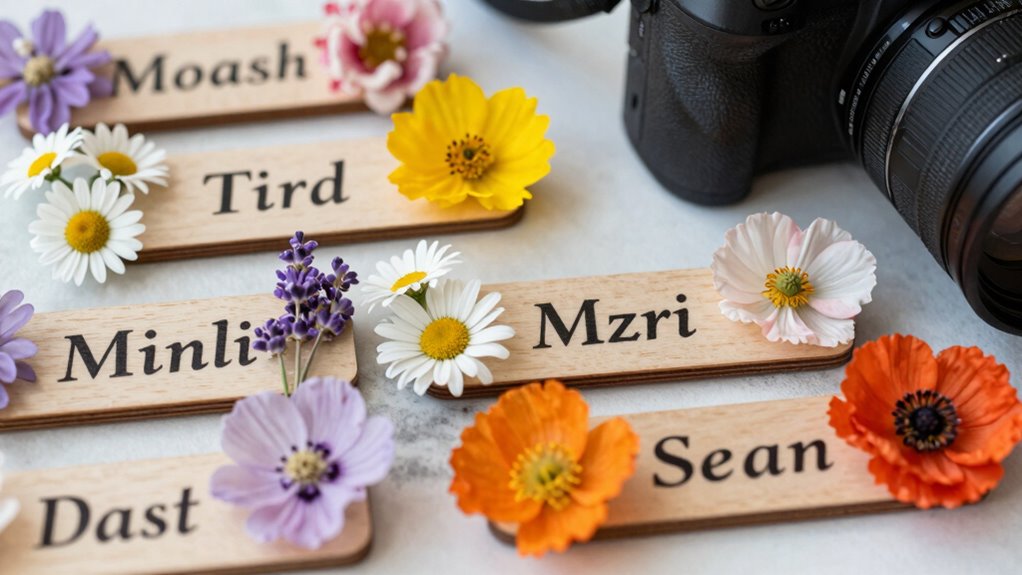 personalized floral tribute