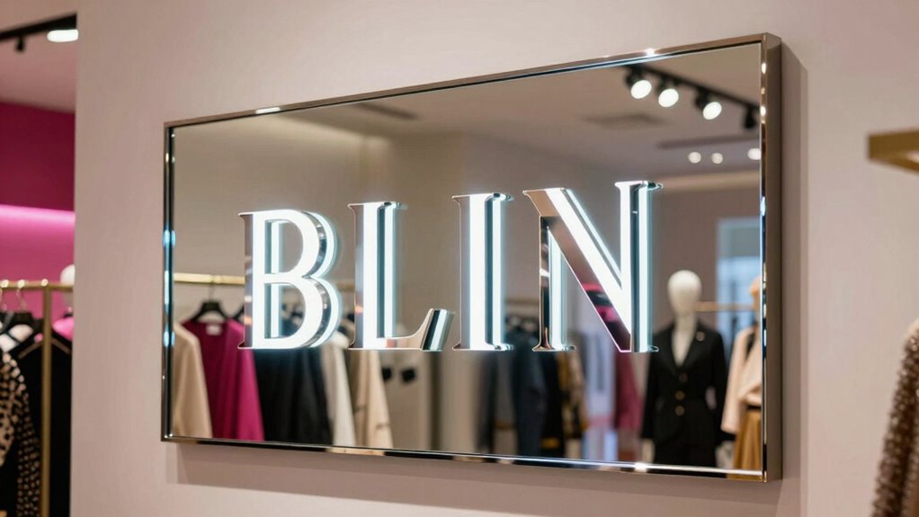 personalized modern mirrored decor