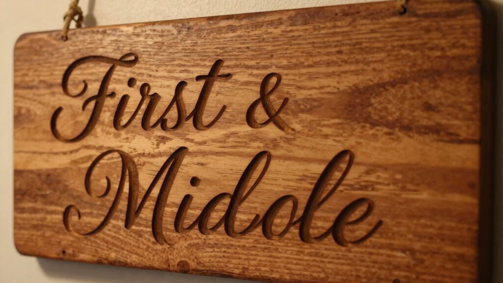 personalized name wall sign