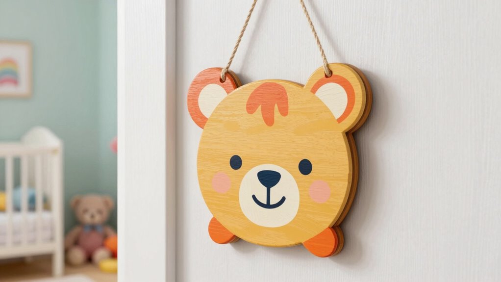 safe adaptable nursery signage