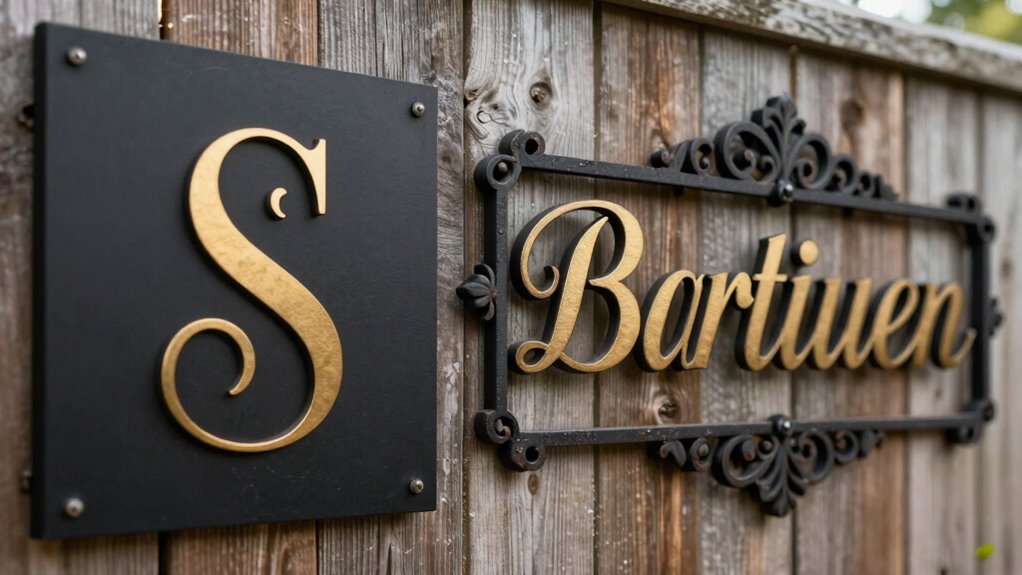 sign style selection guide