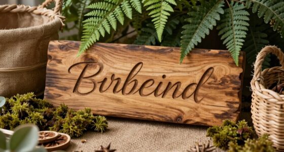 timeless woodland inspired decor