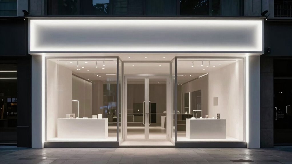 white neon appears costly