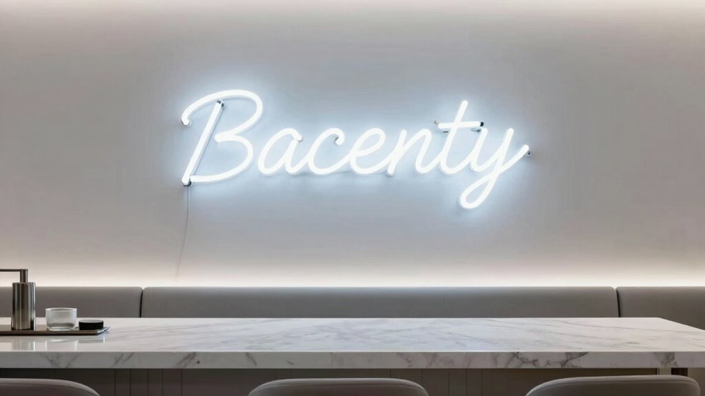 white neon s luxurious appeal