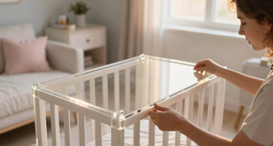 3 Best Acrylic Cribs for Modern Nurseries in 2026