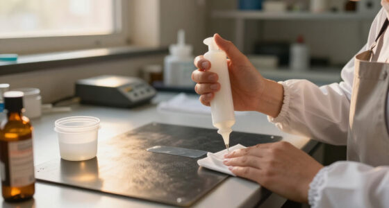 Glue Bonds To Nonstick Surfaces And Wipes Clean With Ethanol