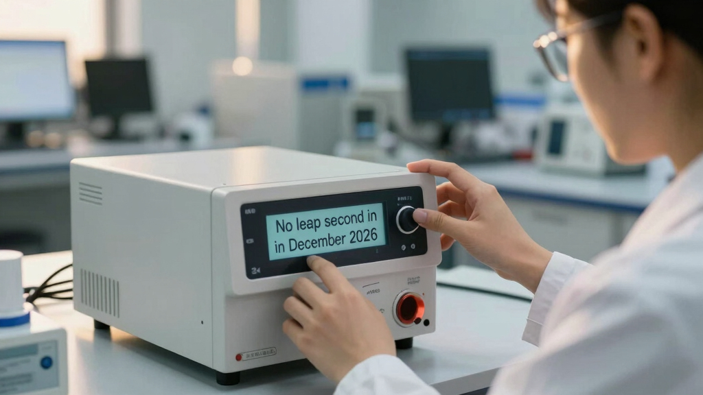 No leap second will be introduced at the end of December 2026