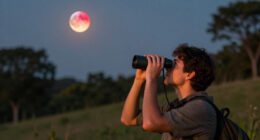 Blood Moon Total Lunar Eclipse Tonight