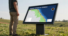 Open-source Interactive Map For The Aug 12 Total Solar Eclipse