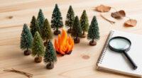 Waldbrand Gardasee