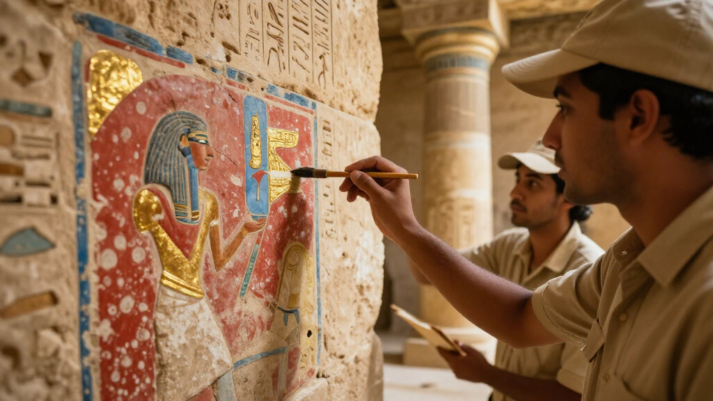 4,400-Year-Old Tomb Of Egyptian Judge Found At Saqqara With Colors On Walls