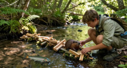 Artificial Beaver Dams Saw Juvenile Coho Salmon Survival Rates Go From 8% To 60%