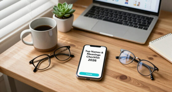 Top Names & Meanings Checklist 2026